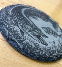 Load image into Gallery viewer, “Pike”, Slate Coaster
