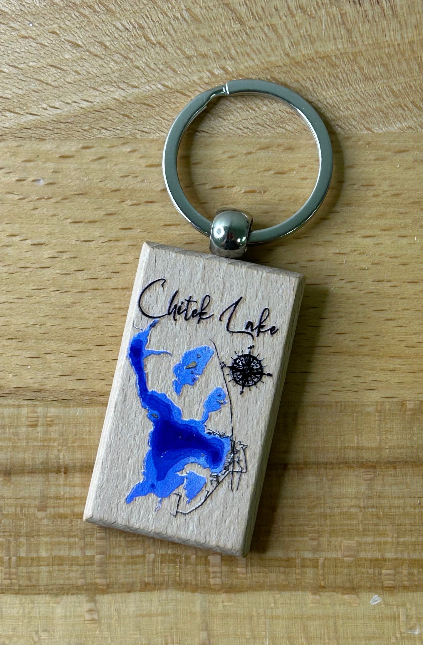 Chitek Lake , SK Keychain