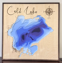 Load image into Gallery viewer, Cold Lake , Alberta/Saskatchewan 40x40”
