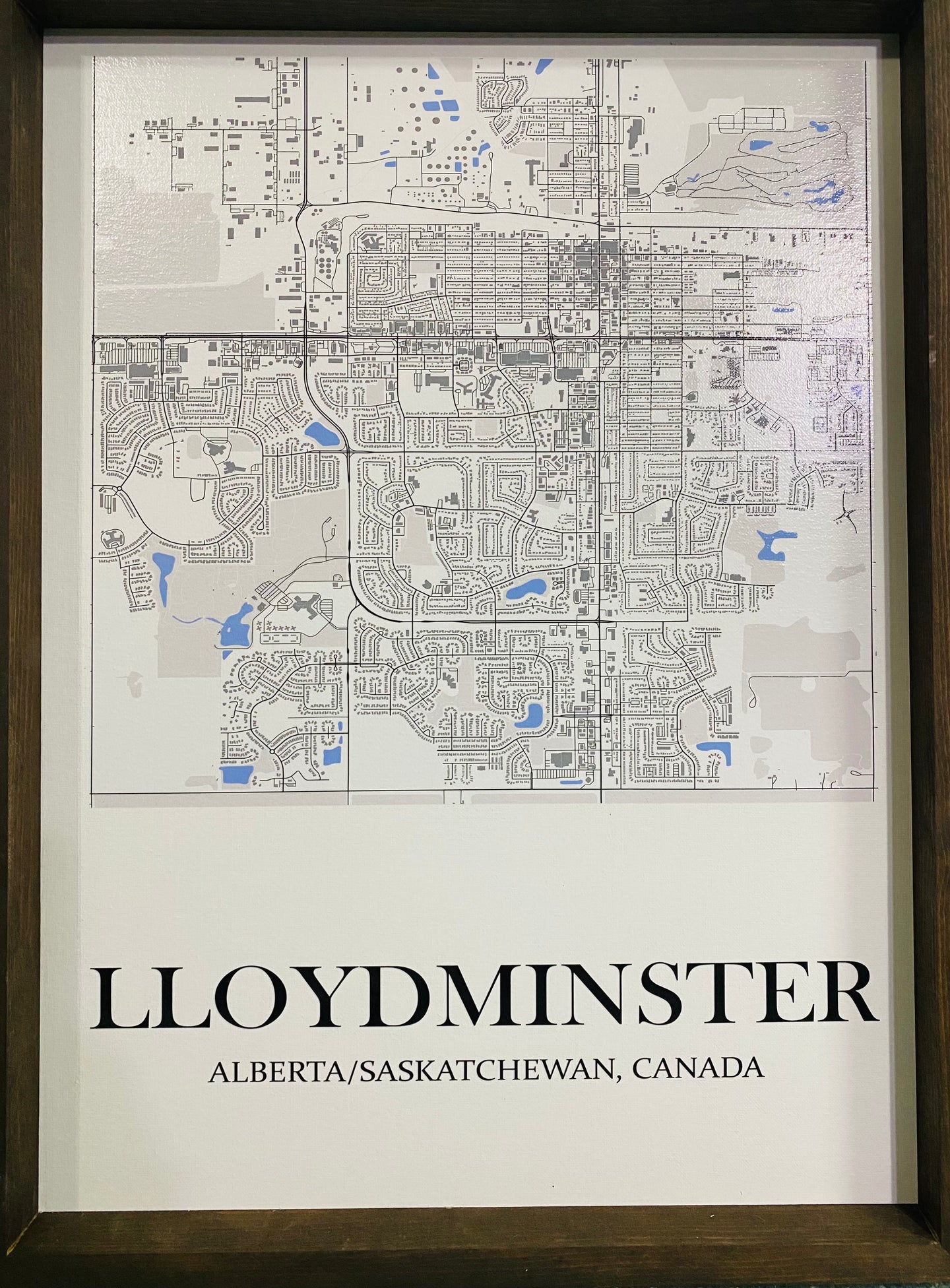 Map of Lloydminster