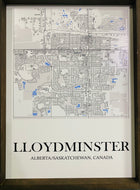 Map of Lloydminster