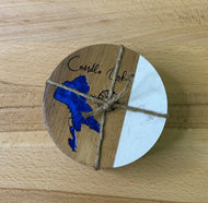 Candle Lake, SK set of 4 Coasters