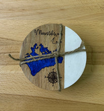 Load image into Gallery viewer, Ministikwan Lake, SK set of 4 Coasters
