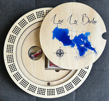 Load image into Gallery viewer, Cribbage board Lac La Biche , Alberta
