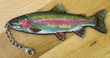 Load image into Gallery viewer, Rainbow Trout 2x5” , Keychain
