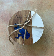 Laurier Lake, AB set of 4 Coasters
