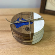 Ministikwan Lake, SK set of 4 Coasters