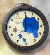 Keeley Lake , Saskatchewan, 12in Wall Clock