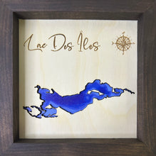 Load image into Gallery viewer, Lac Des Îles map  8x8”
