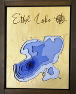 Ethel Lake , Alberta (10x13”)