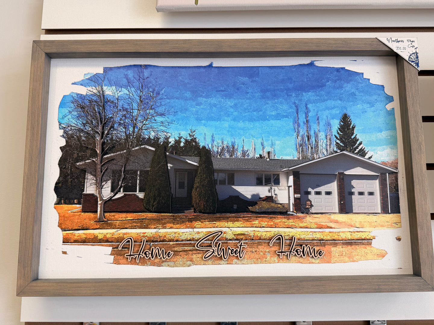 Personalized 3D Home Portrait – “Home Sweet Home”