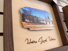 Load image into Gallery viewer, Personalized “Home Sweet Home” Wooden Frame Art from your photo
