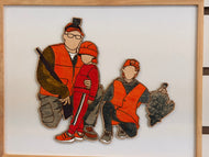 Custom Minimalist Wooden Portrait – From Your Photo or Idea