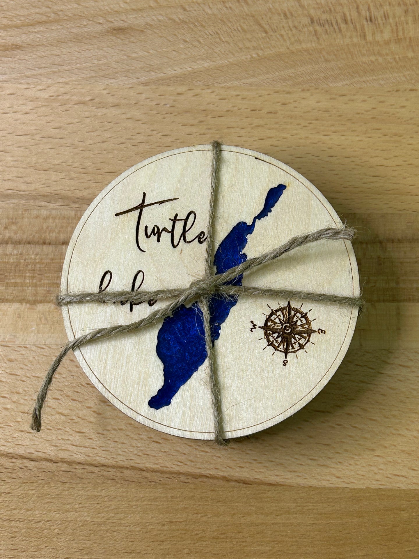Turtle Lake, SK set of 4 Coasters