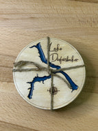 Lake Diefenbaker, SK set of 4 Coasters