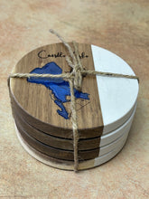 Load image into Gallery viewer, Candle  Lake, SK set of 4 Coasters
