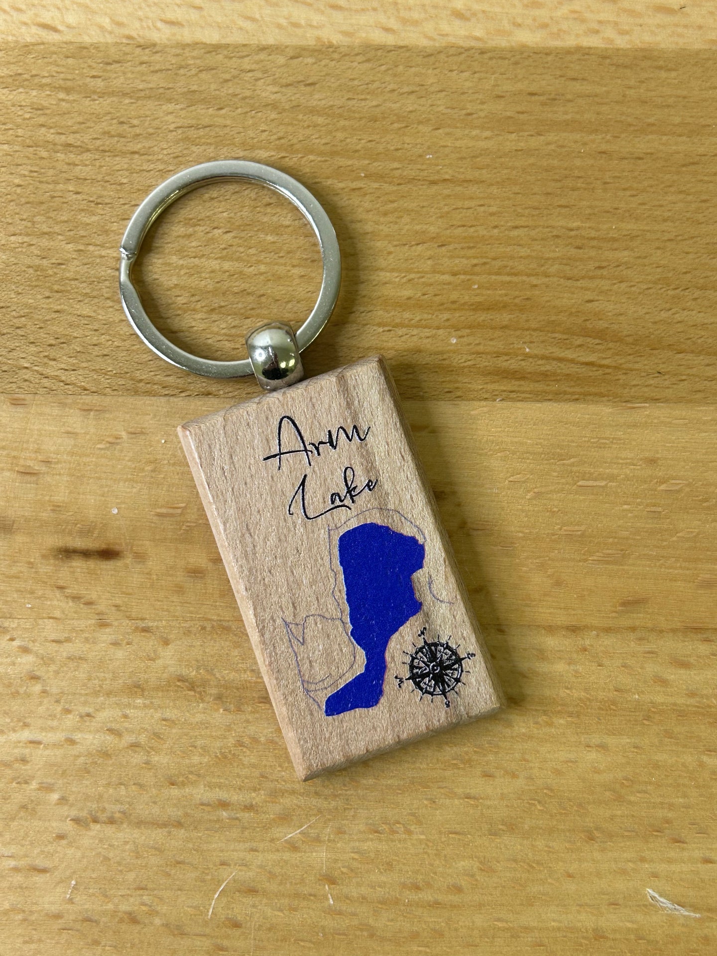 Arm  Lake, AB  Keychain