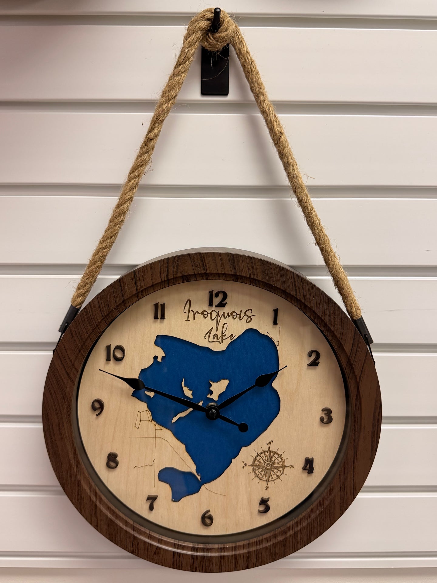 Iroquois lake ,SK 12in Wall Clock