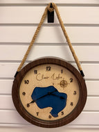 Clear  Lake , AB 12in Wall Clock
