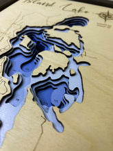 Load image into Gallery viewer, Island Lake , Alberta 3D Wood Map (10x13”)
