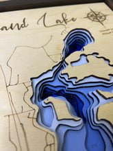 Load image into Gallery viewer, Island Lake , Alberta 3D Wood Map (10x13”)
