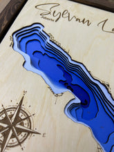 Load image into Gallery viewer, Sylvan Lake , Alberta 3D Wood Map (10x13”)
