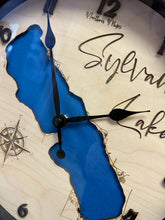 Load image into Gallery viewer, Sylvan Lake , Alberta 12in Wall Clock
