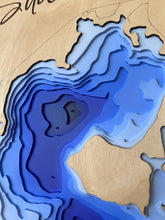 Load image into Gallery viewer, Shell Lake, Saskatchewan 3D Wood Map
