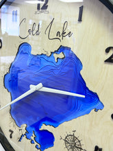 Load image into Gallery viewer, Cold Lake , Alberta / Saskatchewan 20in Wall Clock
