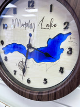 Load image into Gallery viewer, Murphy Lake , Saskatchewan 12in Wall Clock
