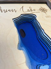 Load image into Gallery viewer, Onion Lake, British Columbia 3D Wood Map (10x13”)
