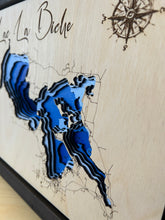 Load image into Gallery viewer, Lac La Biche , Alberta 3D Wood Map (10x13”)
