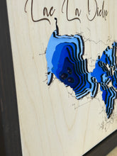 Load image into Gallery viewer, Lac La Biche , Alberta 3D Wood Map (10x13”)
