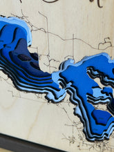 Load image into Gallery viewer, Lac La Biche , Alberta 3D Wood Map (10x13”)
