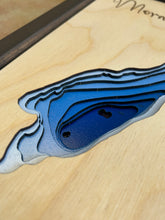 Load image into Gallery viewer, Moraine Lake , Alberta 3D Wood Map  (10x13”)
