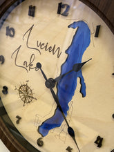 Load image into Gallery viewer, Lucien Lake , Saskatchewan 12in Wall Clock
