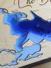 Load image into Gallery viewer, Lac Des Iles, XL , Saskatchewan, 3D Wood Map
