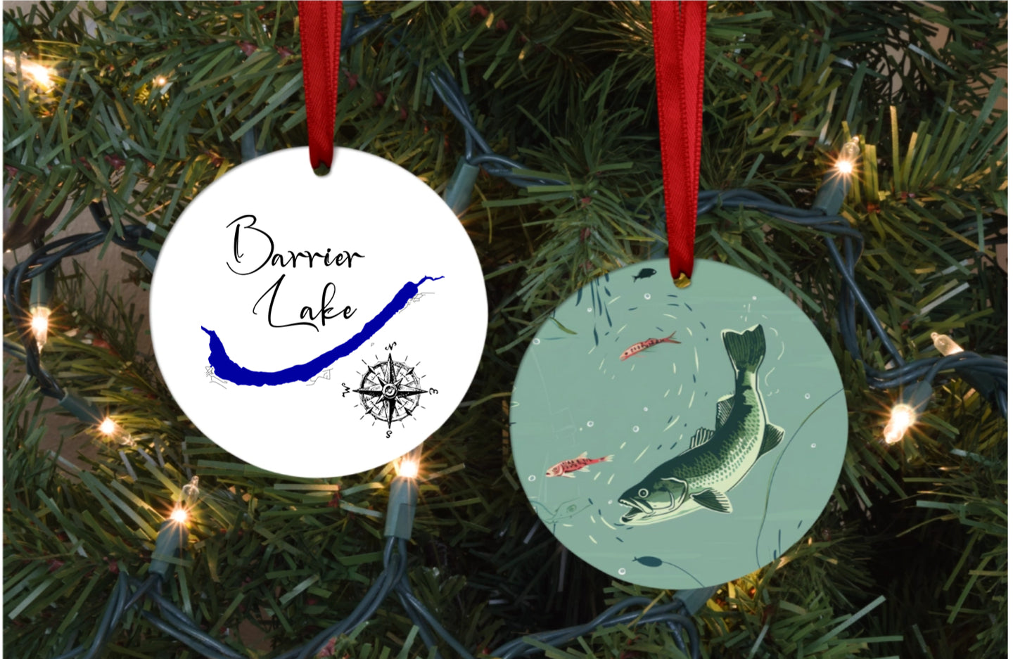 Barrier  Lake Ornament