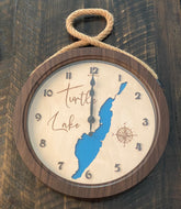 12in Wall Clock Turtle Lake , SK wall clock