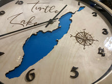 Load image into Gallery viewer, 16 in Wall Clock Turtle Lake , SK
