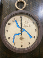 12in Wall Clock Lake Diefenbaker , SK wall clock
