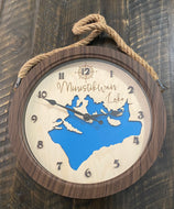 12in Wall Clock Ministikwan Lake , SK wall clock