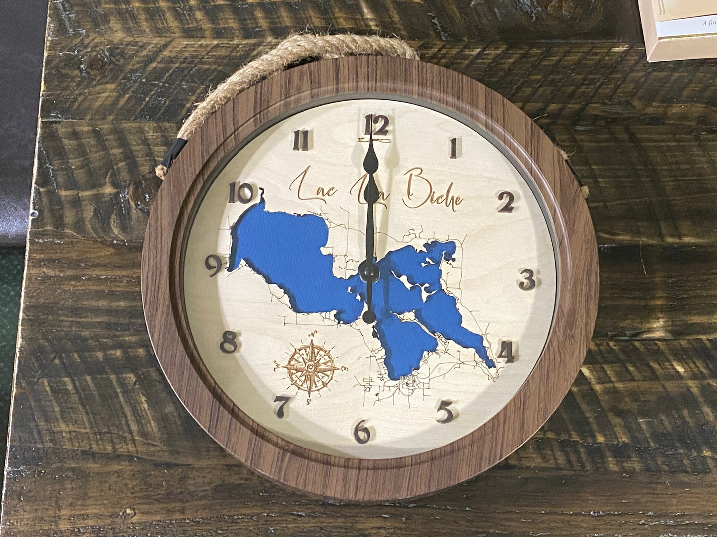 12in Wall Clock Lac La Biche clock , Alberta