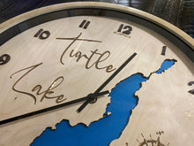 Load image into Gallery viewer, 16 in Wall Clock Turtle Lake , SK
